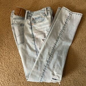 Mens AE EUC slim distressed jean 30/34